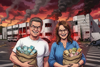 Infográfico mostrando gastos de 4,2 milhões com comissionados na prefeitura de Três Corações.