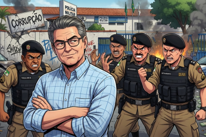 Viatura da Polícia Militar de Minas Gerais ilustrando o novo sistema Meu BO PM.